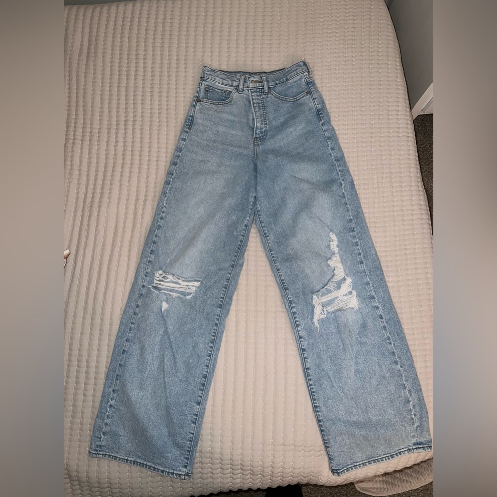 90’s Wide-Leg Super High-Rise Express Jeans